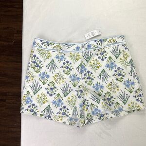 Loft The Rivera Floral White Shorts